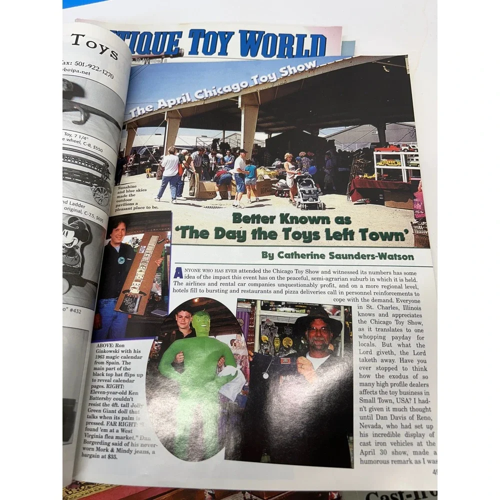Antique Toy World Magazine Collection 2000 12 Issues Vintage Toy Collector Hobby